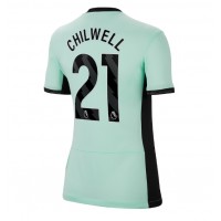 Fotbalové Dres Chelsea Ben Chilwell #21 Dámské Alternativní 2023-24 Krátký Rukáv